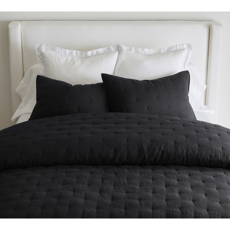 Belgian Flax Linen Tufted Quilt
