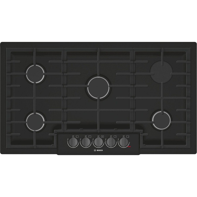 Bosch NGM8646UC 800 Series Gas Cooktop 36″ Black