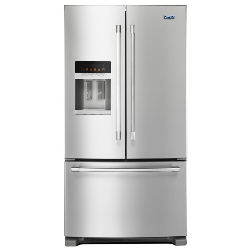 Maytag MFI2570FEZ 36- Inch Wide French Door Refrigerator with PowerCold Feature – 25 Cu. Ft.