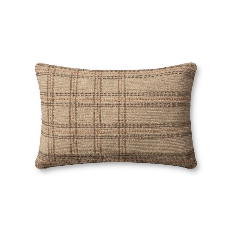 Angela Rose x Loloi Calista Pillow Angela Rose x Loloi Color: Tan/Terracotta Size: 26″ x 16″