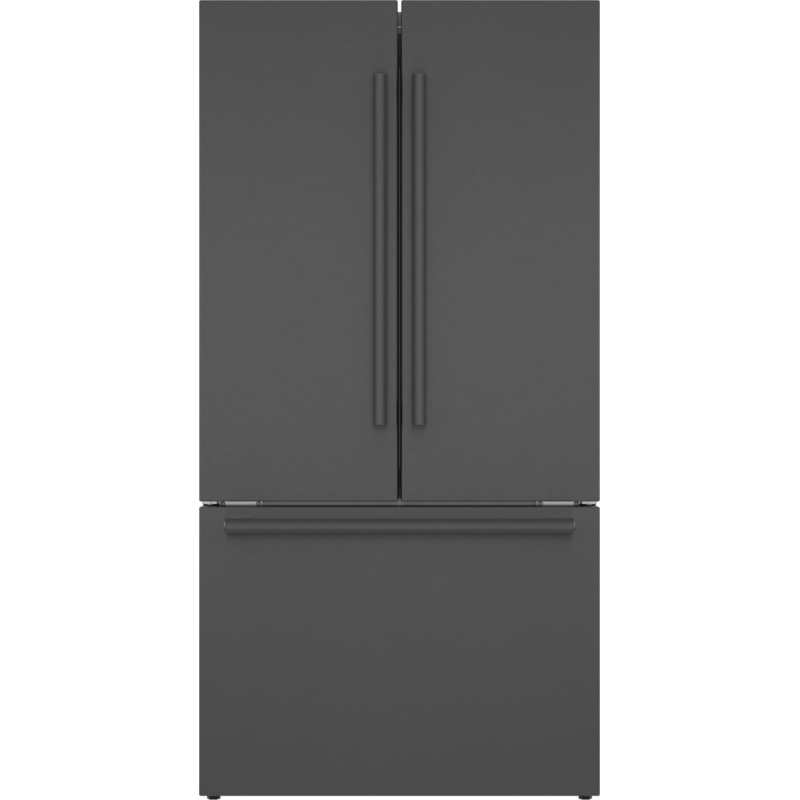 Bosch B36CT80SNB 800 Series, French Door Bottom freezer, multi door, 36”, Black inox-antifingerprint