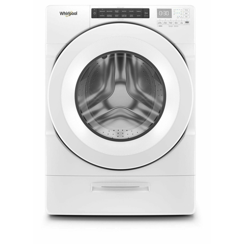 Whirlpool WFW5620HW 4.5 cu. ft. Closet-Depth Front Load Washer with Load & Go Dispenser – White