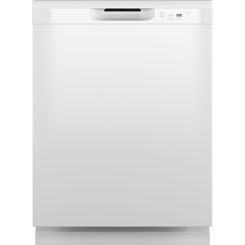 Ge Appliances GDF450PGRWW Ge Dishwasher With Front Controls