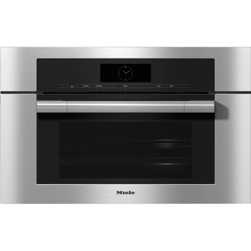 Miele DGC7770 STAINLESS STEEL  30″ Compact Combi-Steam Oven Xl For Steam Cooking, Baking, Roasting With Roast Probe + Menu Cooking.