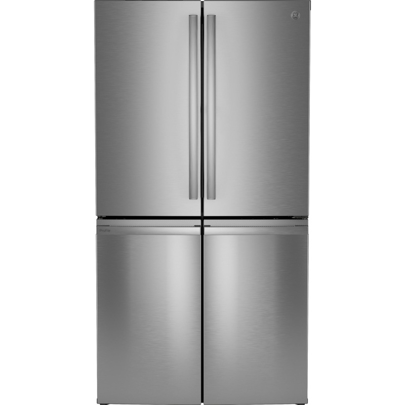 PAD28BYTFS GE Profile ENERGY STAR 28.4 Cu. Ft. Quad-Door Refrigerator with Dual-Dispense AutoFill Pitcher and Door in Door