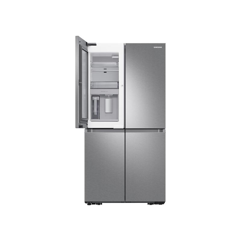 Samsung 23 cu. ft. Smart Counter Depth 4-Door Flex Refrigerator with Beverage Center and Dual Ice Maker in Stainless Steel