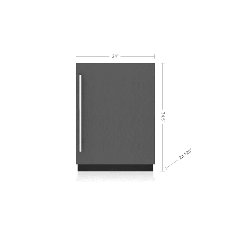 Sub-Zero DEU2450RR 24″ Designer Undercounter Refrigerator – Panel Ready