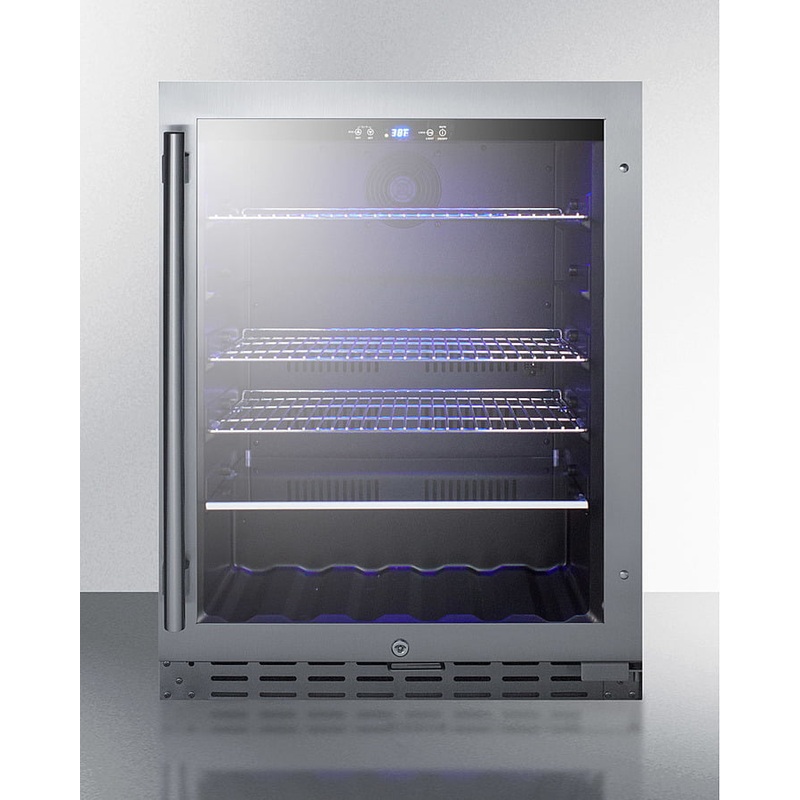 Summit ALBV2466 24″ Wide Built-In Beverage Cooler, Ada Compliant