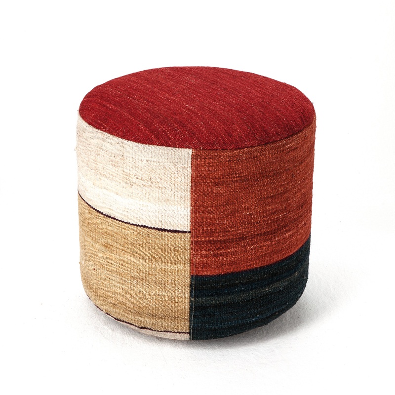 Kilim Color Pouf