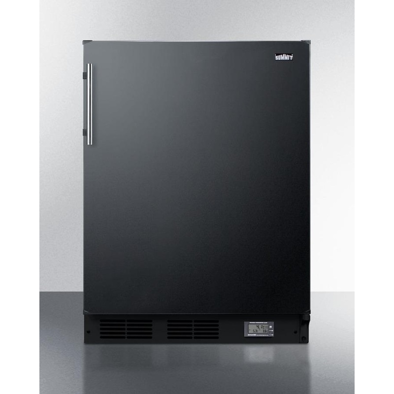 Summit BKRF663B 24″ Wide Break Room Refrigerator-freezer