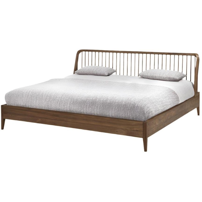 Teak Spindle Bed