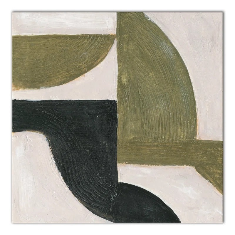 Abstract Moody Shapes 30×30