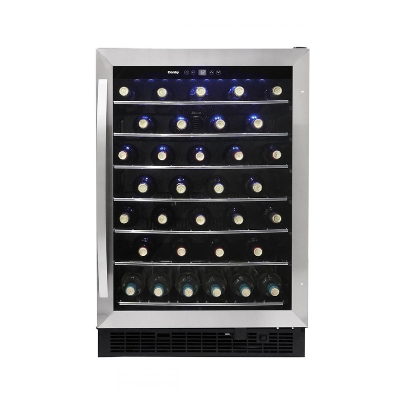 Danby 60 Bottle Built-in Wine Cooler in Stainless Steel