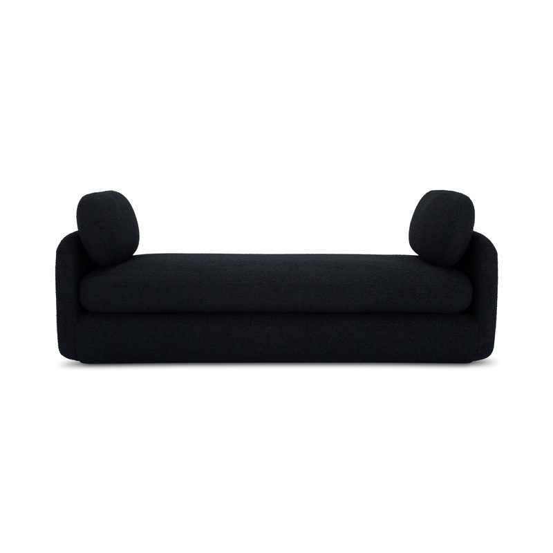 Vintage-Inspired Boucl Curve Daybed
