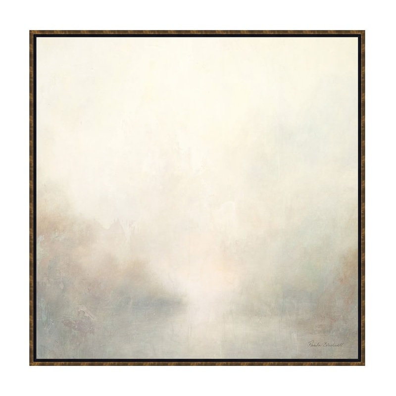 Warm Landscape Canvas with Frame-35.5″x35.5″