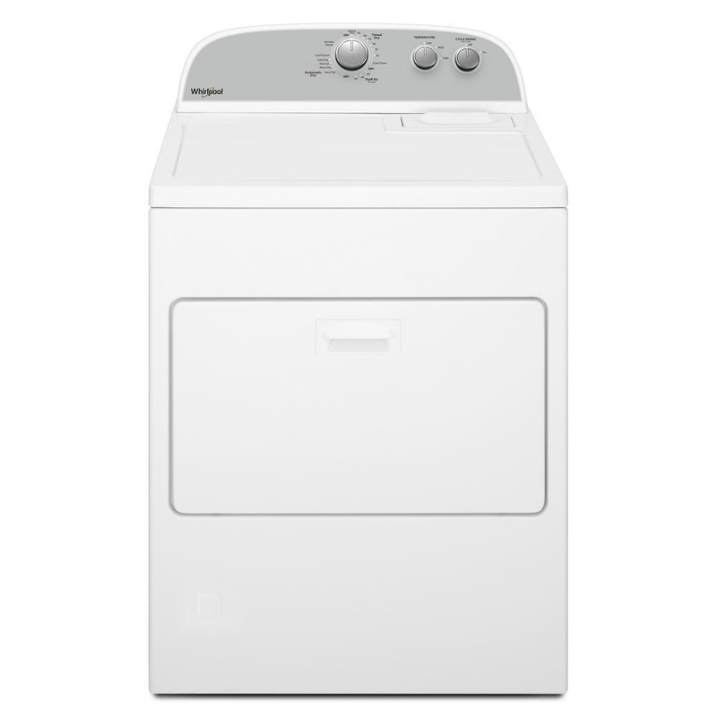Whirlpool WED4950HW 7.0 cu. ft. Top Load Electric Dryer with AutoDry Drying System
