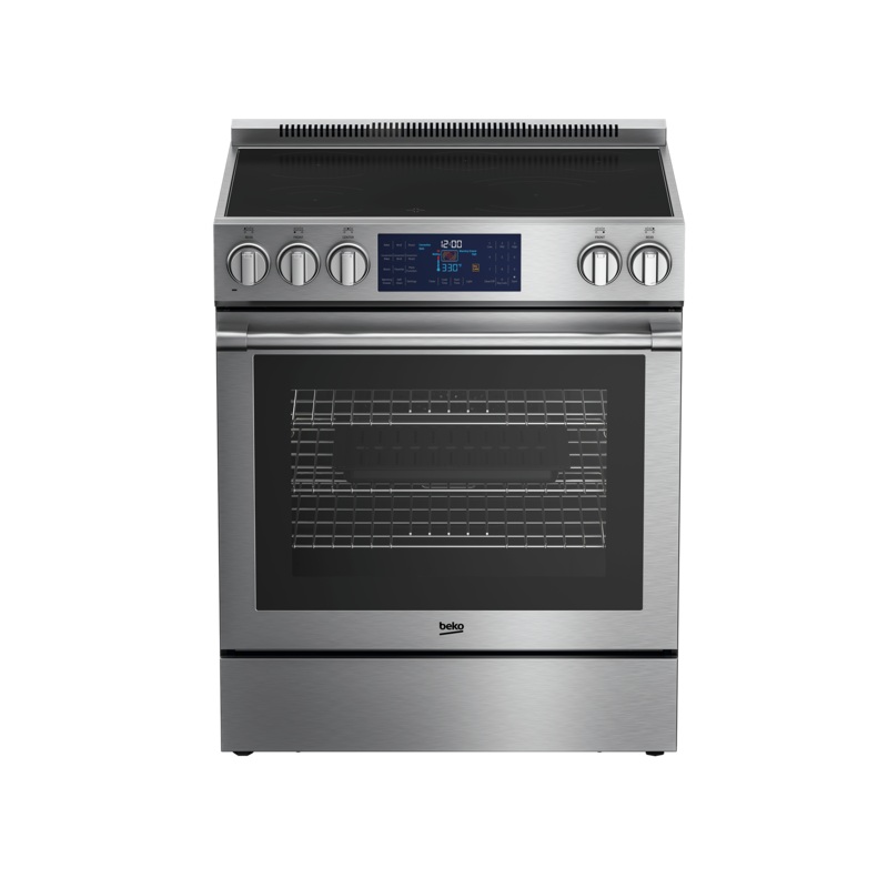 Beko 30″ Stainless Steel Slide-In Electric Range