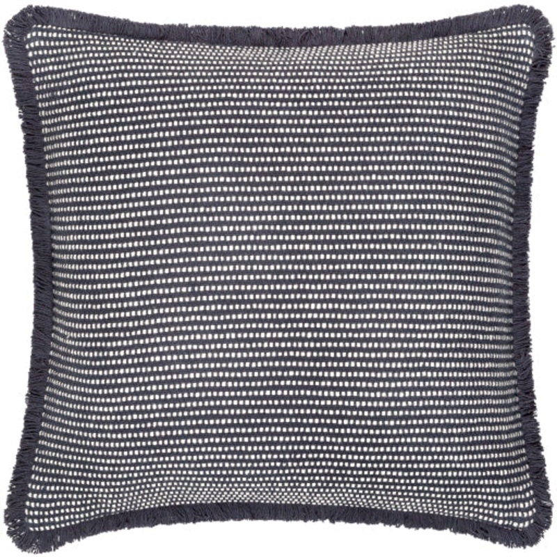 Cottage Chic Cotton Fringe Pillow