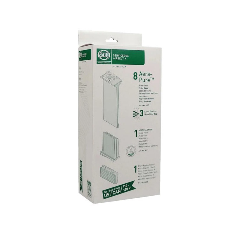 SEBO Airbelt K Filter and Bags Service Box