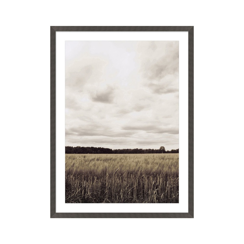 Sepia Wheatland Print Wall Art-19″x25″