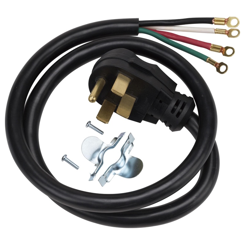WX9X35 GE Range Power Cord Accessory (4 Prong, 4 Ft.)