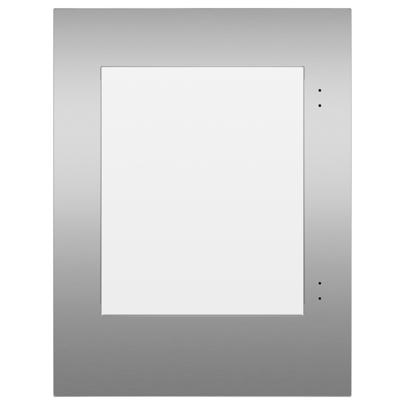 Fisher & Paykel RD2435VL Framed Stainless Left-Hinge Door Panel For Integrated Undercounter Wine & Beverage, 60Cm