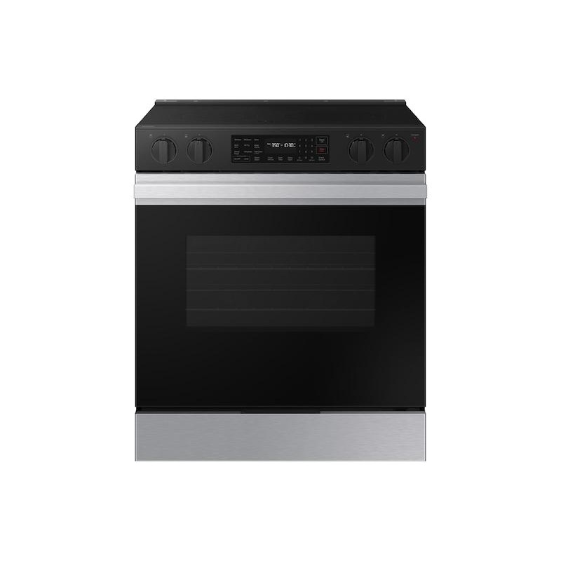 Samsung NSE6DG8300SR Bespoke 6.3 Cu. Ft. Smart Slide-In Electric Range With Air Fry & Precision Knobs In Stainless Steel