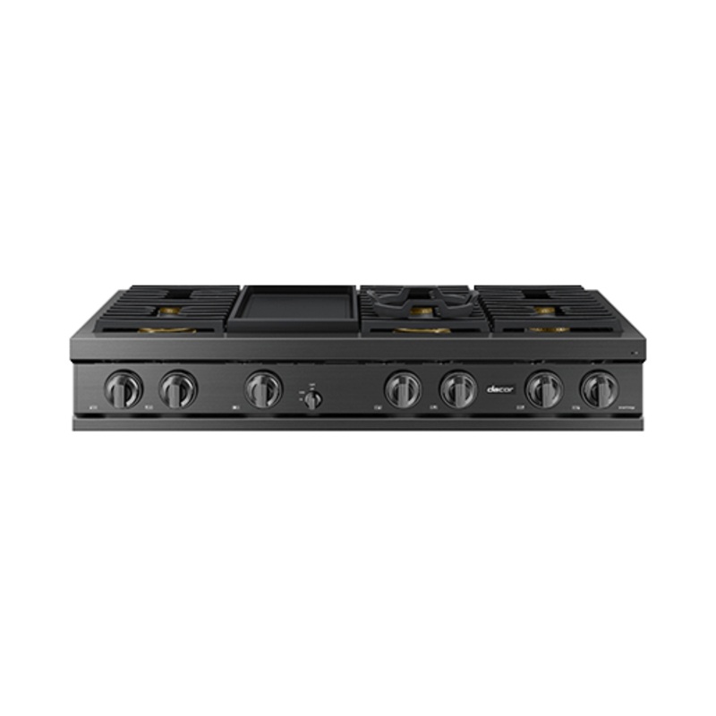 Dacor DTT48T963GM 48″ Rangetop, Graphite Stainless, Natural Gas/Liquid Propane