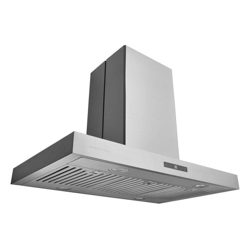 Hauslane IS700SS30 Hauslane 30 In. Convertible Island Range Hood With Dual Controls, Led, Baffle Filter In Stainless Steel