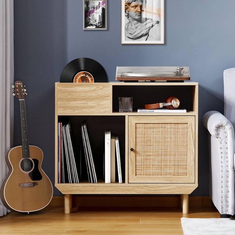 Audio Cabinet Breakwater Bay Color: Natural