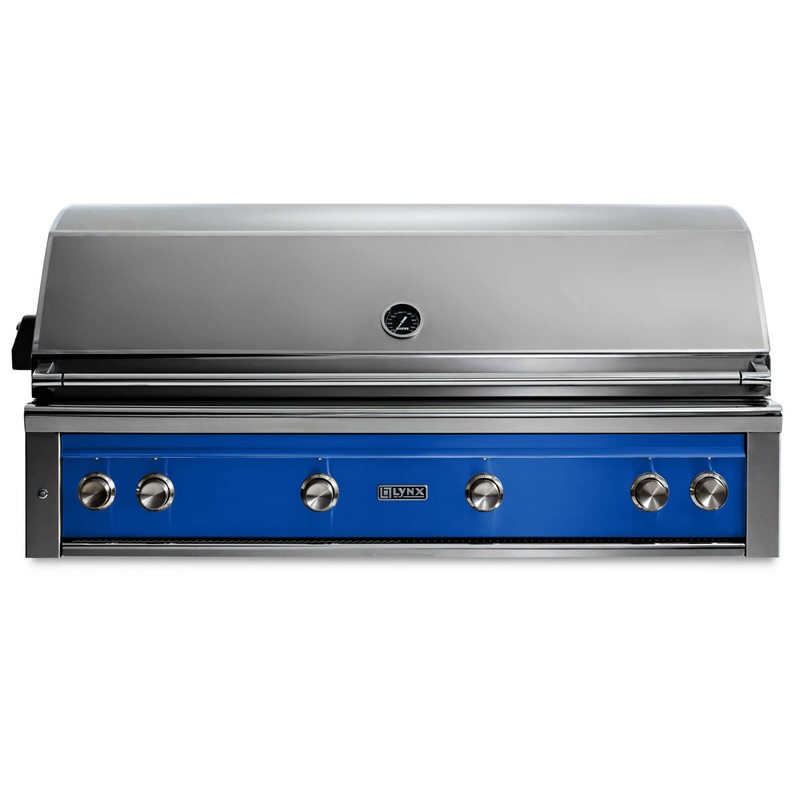 Lynx L54TRPBNG 54″ Built-In Grill – 1 Trident W/ Rotisserie – Pacific Blue