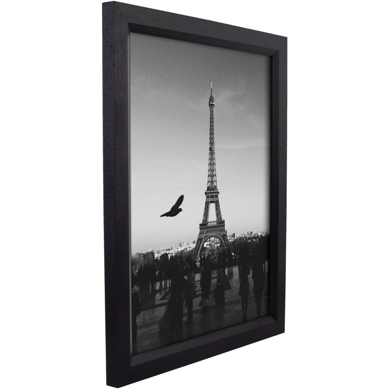 Single Picture Frame Alcott Hill Color: Black Photo Size: 24″ x 24″