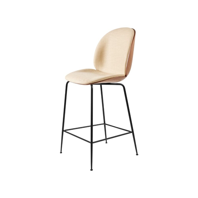 Beetle Counter/Bar Chair – Veneer Shell – Front Upholstered