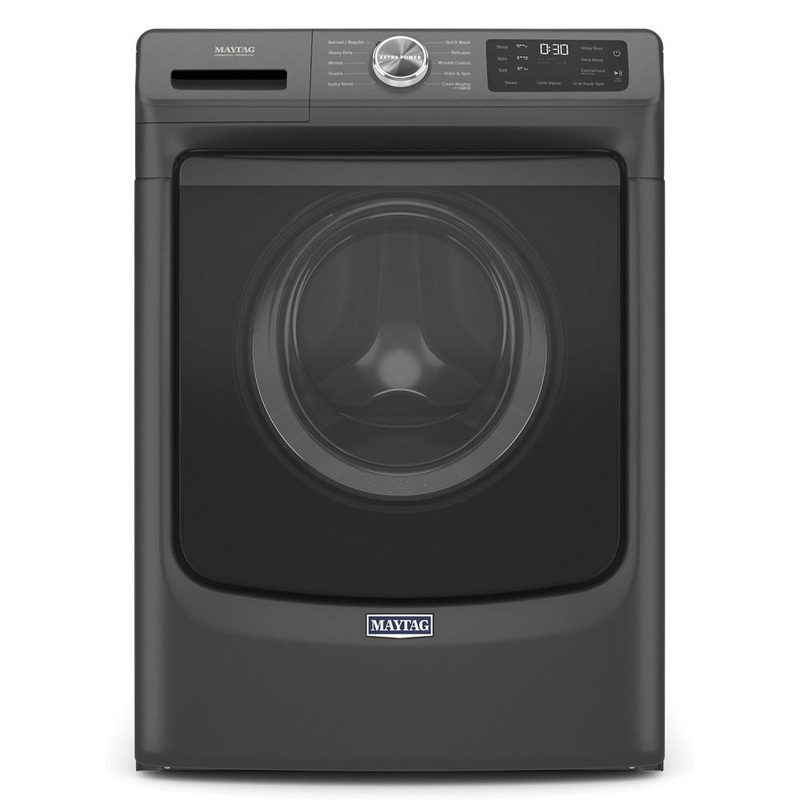 Maytag MHW5630MBK Front Load Washer With Extra Power And 12-Hr Fresh Spin Option – 5.2 Cu. Ft.