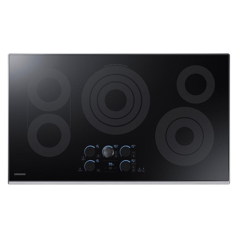 Samsung NZ36K7570RS 36″ Smart Electric Cooktop with Sync Elements in Stainless Steel