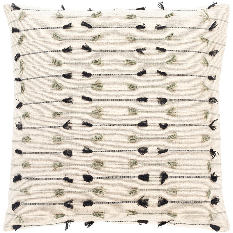 Santina 100% Cotton Throw Square Pillow Joss & Main Size: 22″ x 22″