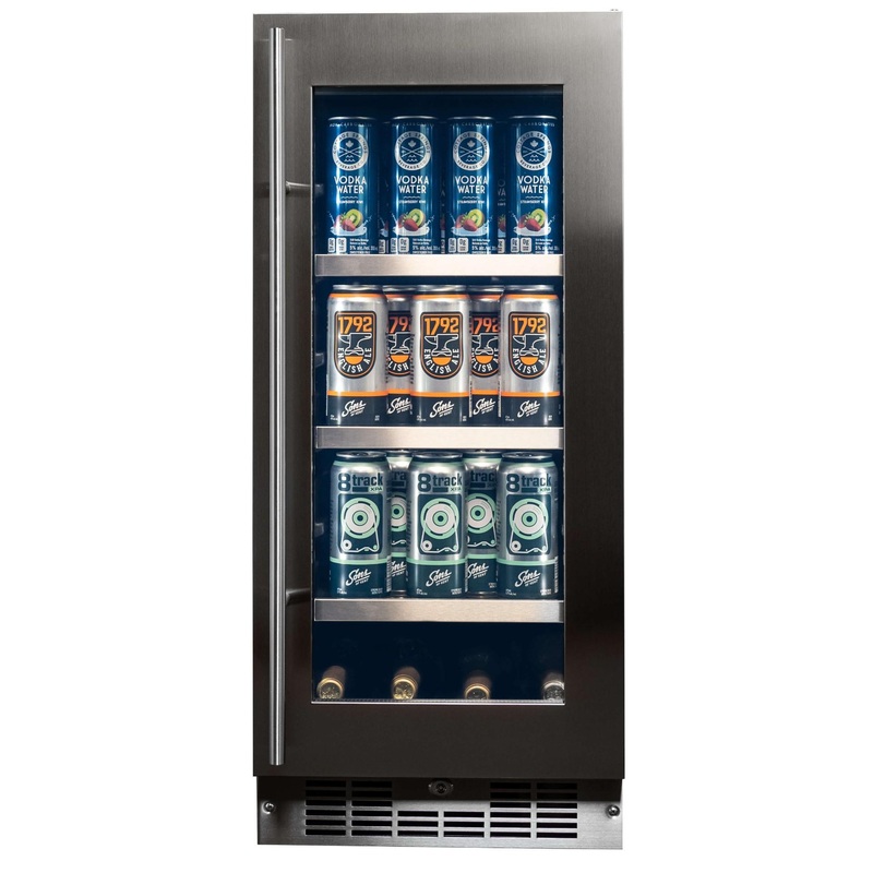 Silhouette SPRBC031D1SS Silhouette – 3.1 Cu. Ft. Built-In Under Counter Beverage Center