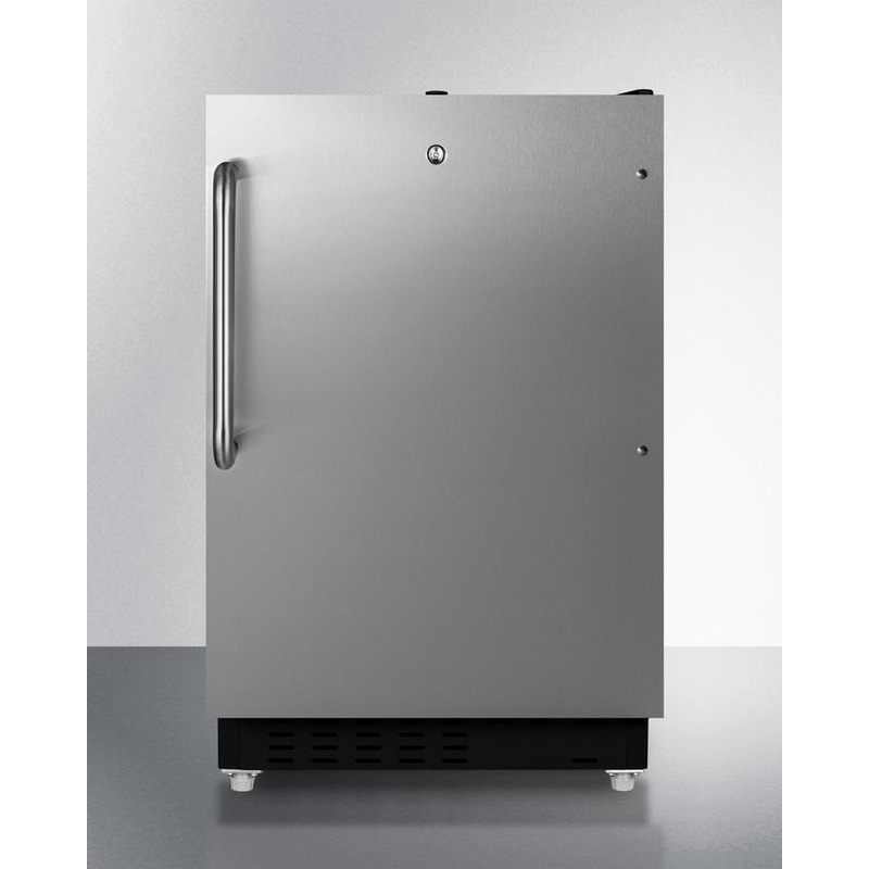 Summit ALRF49BCSS 21″ Wide Built-in Refrigerator-freezer, ADA Compliant