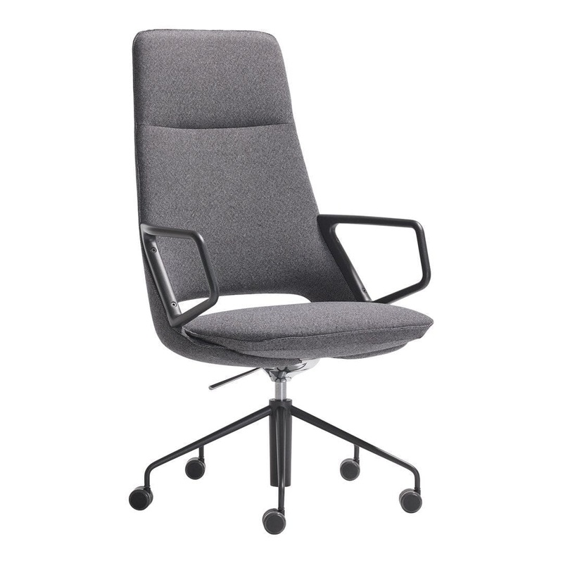 Zuma 5-Legged Swivel Base High Back Chair