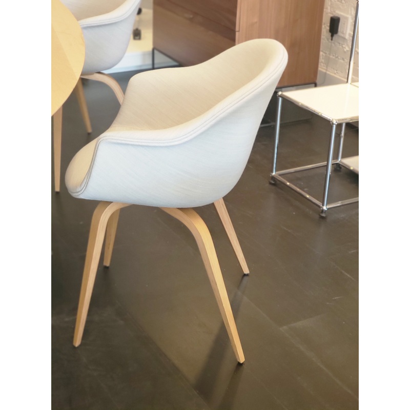 Bat Wood Base Dining Chair – Fully Upholstered – ***Moving Sale****