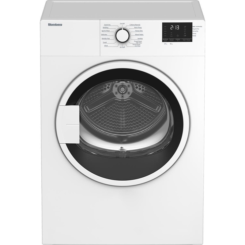 Blomberg Appliances DV17600W2 24″ Compact Electric Air Vented Dryer