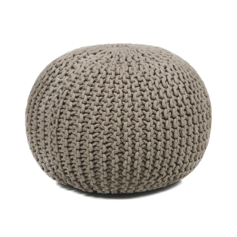 Cotton Cord Pouf
