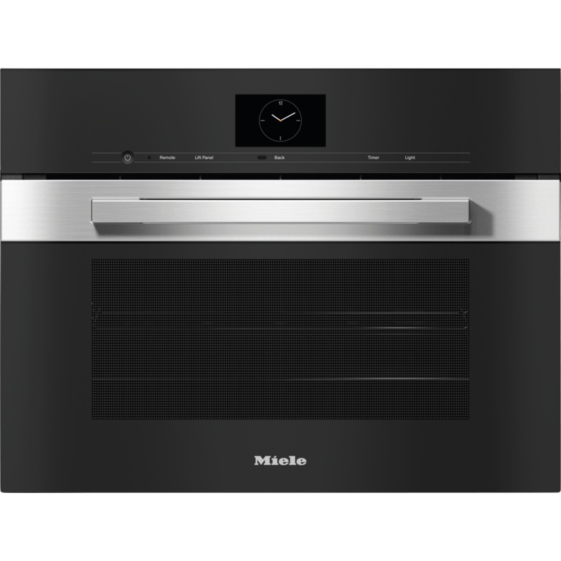 Miele DGC7640CTS Dgc 7640 Am – 24″ Compact Combi-Steam Oven Xl For Steam Cooking, Baking, Roasting With Roast Probe + Menu Cooking.