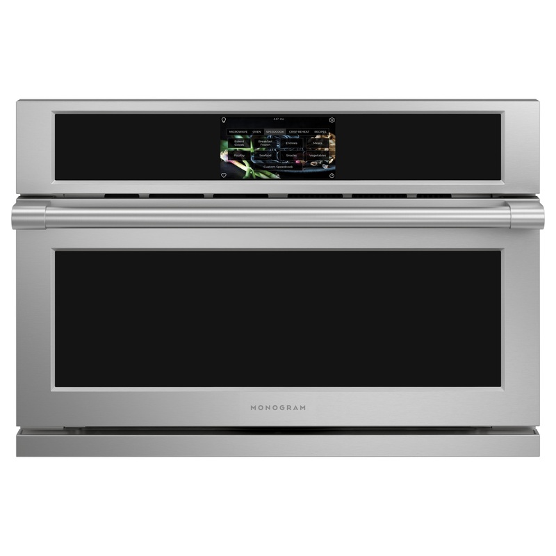 Monogram ZSB9122VSS Monogram 27″ Five In One Wall Oven With 120V Advantium Technology
