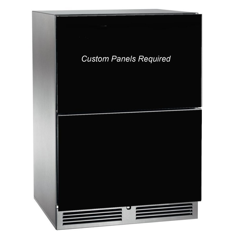 Perlick HP24ZS46 24″ Dual-Zone Freezer/Refrigerator Drawers