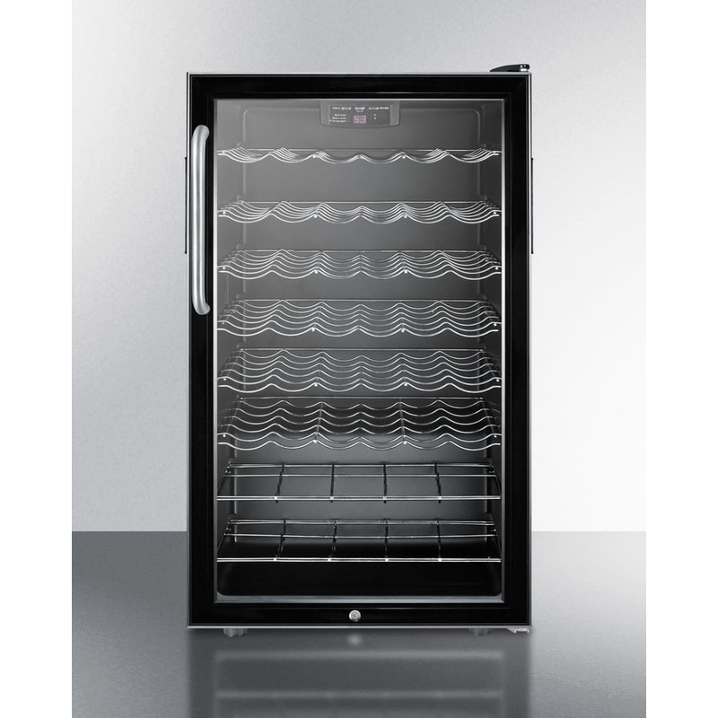 Summit SWC525LBI7TBADA 20″ Wide Built-In Wine Cellar, Ada Compliant