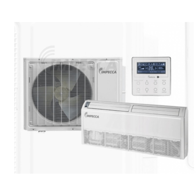 Impecca ISMIFC18 Ismi-Fc18S – 17,000 Btu Fixed Series Floor/Ceiling Indoor Unit And 18,000 Btu Outdoor Split Unit With Inverter Technology