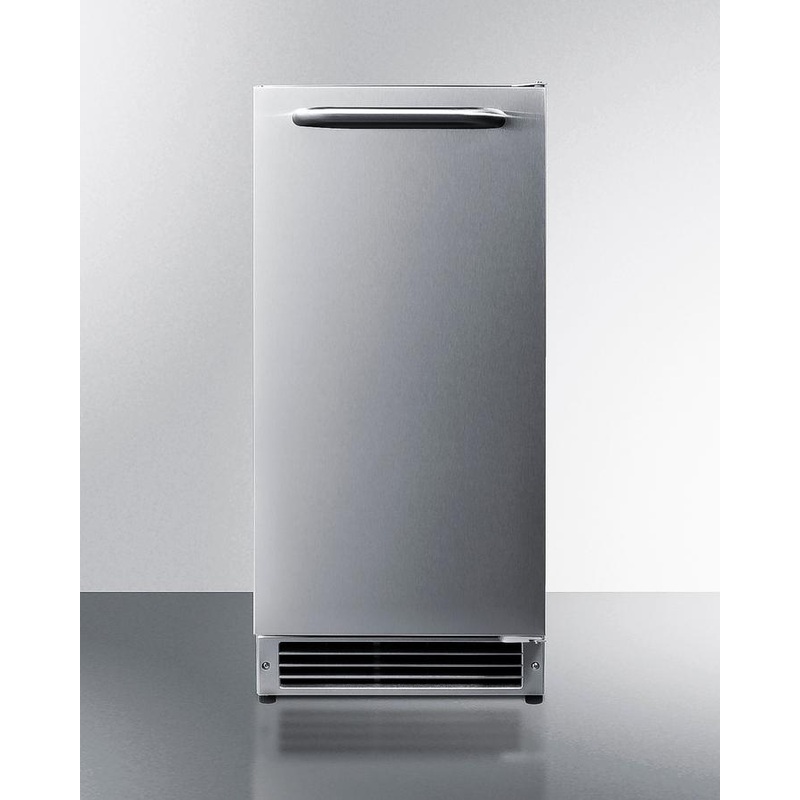 Summit BIM27OSADA 25 Lb. Drain-free Outdoor Icemaker, ADA Compliant