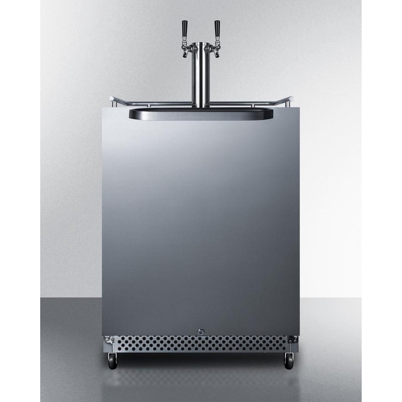 Summit SBC695OSCFTWIN 24″ Wide Built-in Outdoor Cold Brew Coffee Kegerator