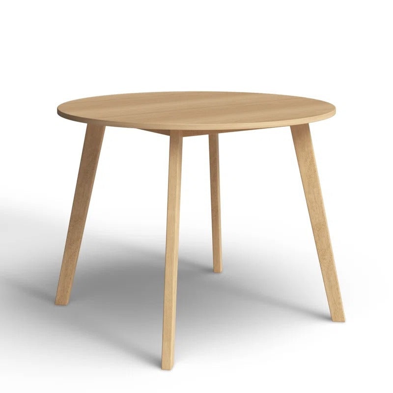 Aquin Round Solid Wood Base Dining Table